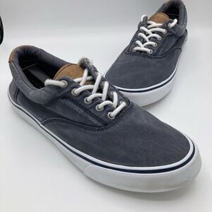 Men's Sperry Striper II CVO Salt Washed 'Navy' Blue Sneaker STS22044 - Sz 10